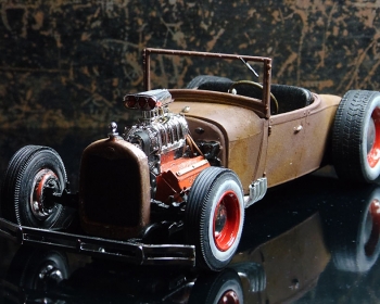 1929 Ford Modell A Rat Rod - Modellbausatz AMT ERTL 1/25
