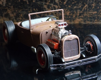 1929 Ford Modell A Rat Rod - Modellbausatz AMT ERTL 1/25