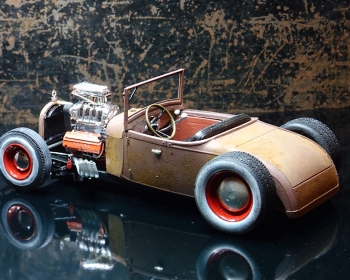 1929 Ford Modell A Rat Rod - Modellbausatz AMT ERTL 1/25