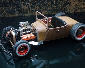 1929 Ford Modell A Rat Rod - Modellbausatz AMT ERTL 1/25