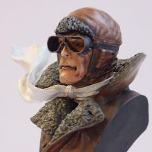 Pilot des Royal Flying Corps Büste in 1:10