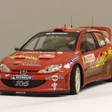 Peugeot 206 WRC im Maßstab 1:24